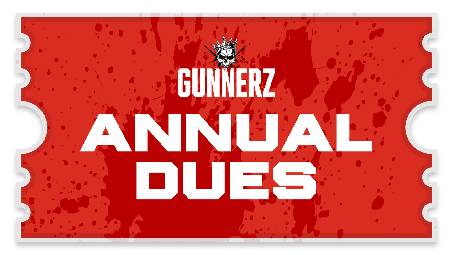Gunnerz Annual Dues